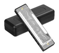 POPETPOP Beginner Musical Toy Ten Harmonica Boy Girl Harmonica Practical Mouth Organ Small Musical Instrument