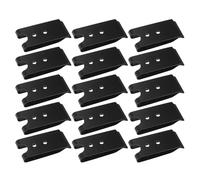 POPETPOP Belt Clip Hardware 15pcs Black Iron Double Hole Buckle Spring Hook for DIY Wallet Belt Clip Projects and Travel Pouches