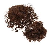 POPETPOP Bible Facial Hair Accessory Jesus for Men Brown Beard and Wig Set with Secure Fit and Breathable Construction, Realistic Full Layered Look for Closeup Photography and Live