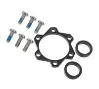 POPETPOP Bicycle Hub Adapter and Brake Rotor Spacer Set with Front Boost Kit, Featuring Hub Shim Components for Easy Installation on Non-Boost Wheel Disc Brakes