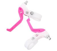 POPETPOP Bike Brake Lever Pair Rosy Easy-Operate Brake Handle for Handlebars Safety Spare Part Replacement for Bicycle