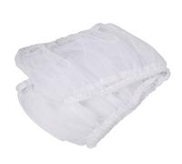 POPETPOP Bird Cage Mesh Cover with Elastic Skirt for Scatter Protection and Air Circulation Machine Washable Birdcage Net Catcher Accessory Size L