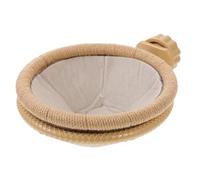 POPETPOP Bird Nest Hut for Birds and Parrots Accessory with Hemp Rope and Plastic Stand Strong Shelter from Snow Present