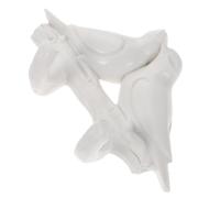 POPETPOP Bird Wall Hook Resin Coat Hook for Bedroom and Home Decorative and Practical with Chic Bird Shape Design in White