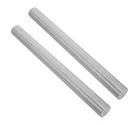 POPETPOP Birth Certificate Storage Cylinder Tube 2Pcs Stainless Steel 3.5Cm Diameter X 40Cm Length Document Holder for Travel and Home Use