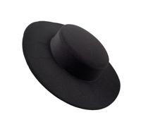 POPETPOP Black Mini Top Hat Cosplay Headpiece for Women, 55cm Head Circumference, DIY Steampunk Party Dress-up Accessory, Black Tops Hat for Halloween and Costume Events