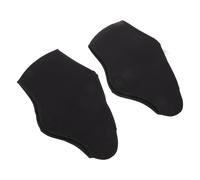 POPETPOP Black Neoprene Ice Skate Guards Boot Covers for Hockey Skates and Boots, Protective Toe Sleeves for Comfort and Scratch Resistance during Extended Skating Practice Sessions at City