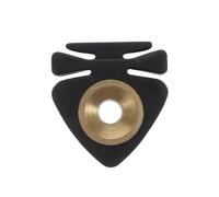POPETPOP Black Viola and Violin Mute for Quiet Practice and Daily Use, Easy to Install Plastic and Metal Silence Tool that Reduces Noise and Protects Hearing Classic Black Design