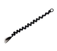 POPETPOP Black Women Ponytail Extension Braided Ponytail Natural High Temperature Silk Hairpiece Add Length Long Style for Daily Use and Fashion Photography