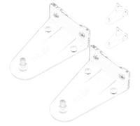 POPETPOP Blinds Hold down Brackets Easy to Install for Window Blinds 4pcs Pom Material Prevent Shaking for Home Use