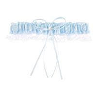 POPETPOP Blue Leg Belt Decor Clothing Accessory Beautiful Design Lace Ribbon All-Match Color Design Comfortable for Wedding Bride Wedding Party