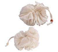 POPETPOP Body Scrubber Loofah 2 Pcs Shower Sponge with Quick Dry Mesh for Skin Cleansing and Gentle Exfoliation for Male Bathing Routine Random Color