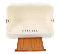 POPETPOP Bottle Storage Box Drying Rack for Home Organize Bottles Glass Cups and Utensils for Kitchen Counter Nursery Shelf
