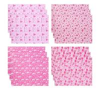 POPETPOP Bouquet Wrapping Paper Sheets Premium Paper Material 12pcs Princess with Romantic Princess Theme for Flower Bouquets for Birthday Parties and Family Gatherings