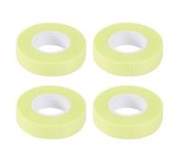 POPETPOP Breathable Eyelash Isolation Patches Eyelash Fixed Tapes for Lash Extension 4 Rolls Non-Woven Fabric Gentle Adhesive for Home Use and Beauty Salon