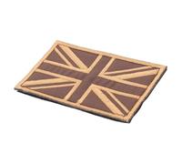 POPETPOP British Flag Embroidered Patch with Durable Hook and Loop Fastener Washable Union Jack Applique for Jackets Hats Jeans Creative Fabric Badge for Clothing Easy to Attach and Remove