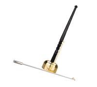 POPETPOP Buddhist Meditation Hand Bell Yin Qing Brass Percussion Instrument Small Size Temple Ceremony Musical Instrument for Mindfulness Practice