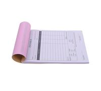 POPETPOP Business Invoice Receipt Book for Order Tracking and Record 2-Part English Invoice Forms Paper Material with Universal System Fit and Customs Compliant for Small Business