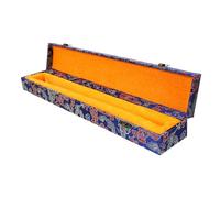 POPETPOP Calligraphy Art Scroll Holder Scroll Storage Holder Blue Simple Design Moisture Proof Easy to Carry Storage Box for Calligraphy Works and Photos Random Style