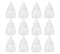 POPETPOP Candy Boxes Candy Treats Storage Containers 12pcs Bear Shaped Plastic Stylish Small with Versatile Design for Baby Shower and Home Use
