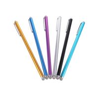 POPETPOP Capacitive Stylus Pens for Phones and Tablets, 6Pcs Lightweight Portable Pens with Scratch Resistant Fiber Tips, Universal Touch Screen Accessories for Drawing and Writing