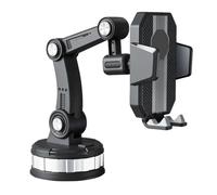 POPETPOP Car Phone Holder Sun Exposure Resistant and Convenient Disassembly with Big Suction Cup Abs Metal and Silicone Material for Vehicle Use for Navigation and Car Use