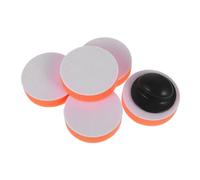 POPETPOP Car Polishing Set Buffer Polisher Pads with Handle Orange round Sponge Plastic No Burrs Versatile Tool for Vehicle Detailing and Waxing