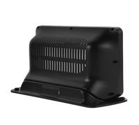 POPETPOP Car Radio Frame Mounting Kit for Car Stereo Black Plastic Sleek Modern Dash Installation Mount Bracket Trim Kit Face Plate Audio Panel Frame for Truck Upgrade Sound System DIY