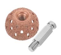 POPETPOP Car Tire Grinding Head with Linking Rod Tungsten Steel Alloy Buffing Wheel Kit for Tire Repair Work Simple Structure Easy to Use 8cm Thread