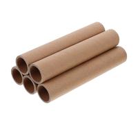 POPETPOP Cardboard Mailing Tube Round Shipping Tube 30Cm Kraft Paper Cylinder with End Caps Protective Storage for Art Print Shipping Blueprint Maps Office Organization