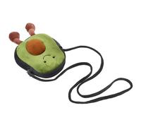 POPETPOP Cartoon Avocado Shaped Coin Purse Crossbody Bag for and Students, Cute Fruit Storage Pouch with Phone Compartment, Lightweight Shoulder Bag for School and Casual Use