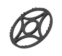 POPETPOP Cast Iron Wok Support Ring for Gas Hob, Universal Non-slip Iron Burner Grate Stand for Small Frying Pans and Espresso Makers, Kitchen
