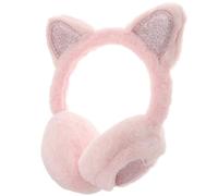 POPETPOP Cat Ear Earmuff Lovely Plush Ear Muff Skin-friendly Windproof Winter Warm Earmuff for Little Girl Christmas 9.04x6.29x4.32in