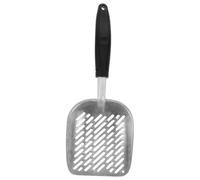 POPETPOP Cat Litter Scoop for Powerful Clean Stainless Steel with Handle and Wide Mouth Design Sturdy Pet Litter Shovel for Cat Owners and Pet Cleaning