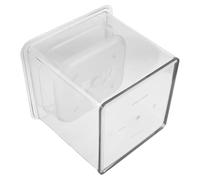 POPETPOP Cat Waterer Fountain Fish Tank Bowl - Desktop Plastic Goldfish Aquarium with Turtle Habitat - Home Office Fish Breeding Box and Cat Drinking Fountain Decor