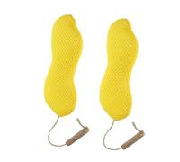 POPETPOP Catnip Kitten Toys 2pcs Cartoon Peanut Shaped Chew Toys to Stimulate Cat's Instincts