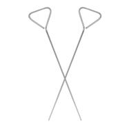 POPETPOP Cell Spreader with Versatile Use and Uniform Application 2pcs Triangular Stainless Steel for Lab Use for Painting and Detailed Work in Laboratory Experiments