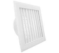 POPETPOP Central Air Conditioning Outlet Vent Cover Abs with Double Layer Louver Grille Square Lightweight and Easy to Install for Residential Home HVAC Systems