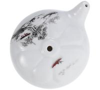 POPETPOP Ceramic Calligraphy Water Dropper Porcelain Ink Droplet Container Hand-Painted Plum Blossom Design Ink Storage for Chinese Brush Painting and Oriental Art Supplies