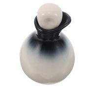 POPETPOP Ceramic Essential Oil Bottle Set with Caps 30Ml Porcelain Aromatherapy Dispenser Vintage Perfume Jar for Beauty Salon Spa and Skincare Use