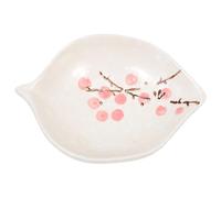 POPETPOP Ceramic Hamster Food Bowl for Small Pets White Delicate Feeding Bowl That Holds Food and Water for Pet Feeding