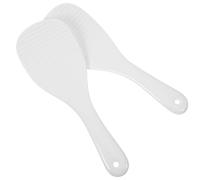 POPETPOP Ceramic Rice Spoons Serving Spoons Non-Stick 2pcs .5 Inch Portable for Restaurant Scene Use and Meals