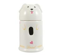 POPETPOP Ceramic Water Kettle Stand for Hamster and Rabbit, Easy to Carry and Convenient to Clean, White Hedgehog Kettle Holder Suitable for Small Animals at Home