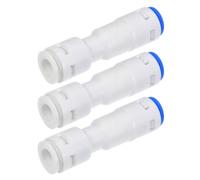 POPETPOP Check Valve Water Connector Fittings 3pcs for Water Purifiers Reverse Osmosis Systems Plastic 1/4 One-Way Valve for Personal and Professional Use