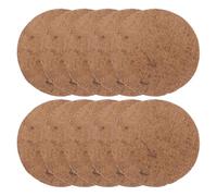 POPETPOP Chicken Nest Pads 10Pcs Bird Nesting Pads Natural Fiber Parrots Breeding Nests Bird Eggs Mat Provides Warm Hut Material Comfortable Bedding for Birds Pigeons Chicken 21cm Bird Nesting Mat