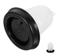 POPETPOP Chicken Water Feeder 5.91 Inch Plastic Automatic Waterer for Chickens and Ducks Easy Fill Poultry Bucket for Farm Use