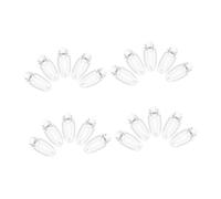POPETPOP Children's No-slip Alligator Hair Clips 20pcs 4cm Small Snap Hair Barrettes Inner Teeth for Kids Toddlers Side Slide Accessories Random Color