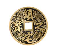 POPETPOP Chinese Coin Pendant Auspicious Ancient Style Feng Shui Luck Charm for Crafting Home Decor and Gifting for Knot Making and Collecting