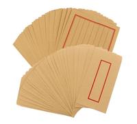 POPETPOP Chinese Letter Envelope Red Design for Greeting Cards and Formal Letter Writing Stationery Paper