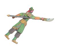 POPETPOP Chinese Traditional Shadow Puppetry Figure Timeless Three Puppet Model for Storytelling Handcrafted Figurine for Puppet Show Theatre and Educational Play